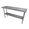 Bk Resources Work Table Stainless Steel W/Undershelf, Plastic bullet feet 60"Wx18"D SVT-1860 - alternate 7